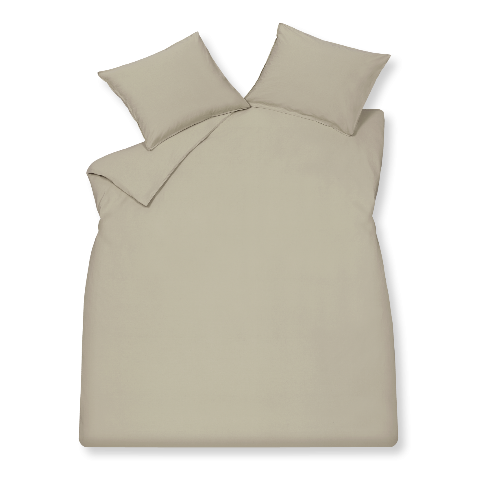 WASHED COTTON dekbedovertrek XL | stone
