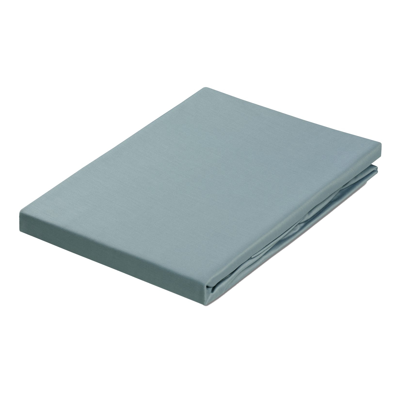 SATIJN hoeslaken | pearl blue