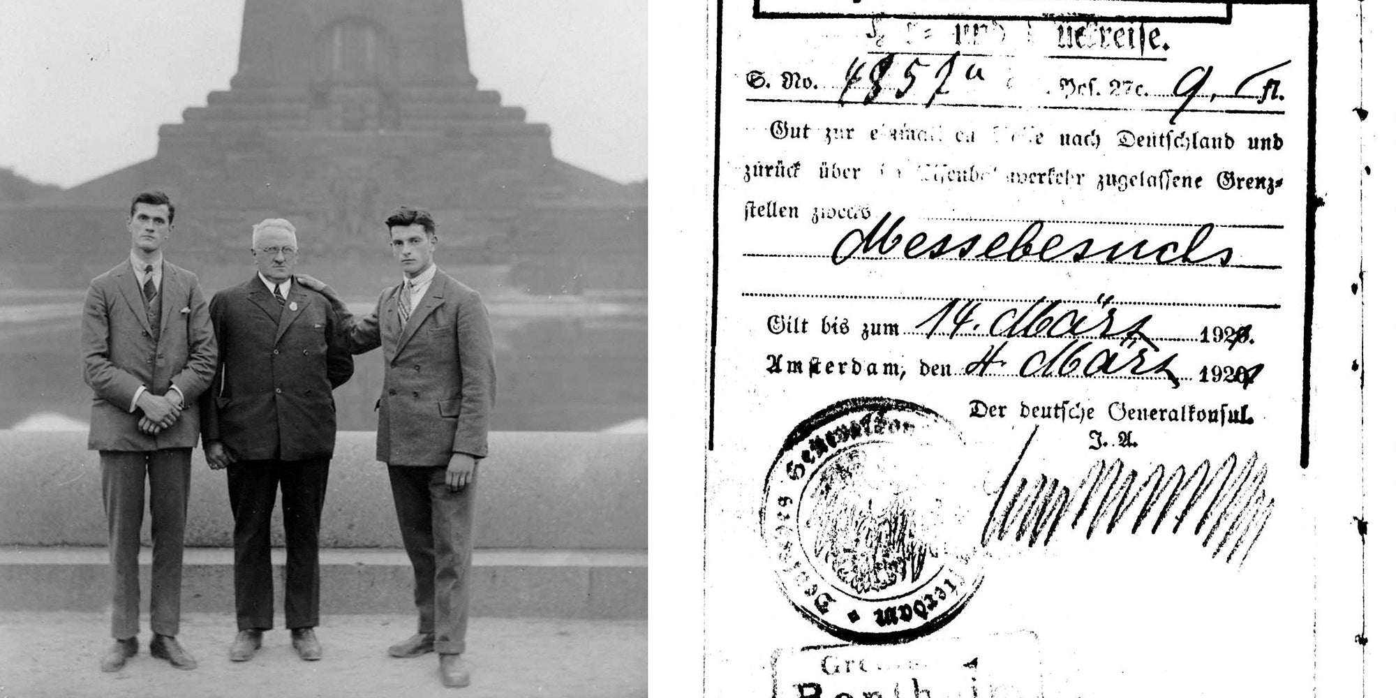 Familie Vandyck in de beginjaren van het bedrijf