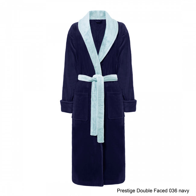 PRESTIGE DOUBLE FACE badjas | navy