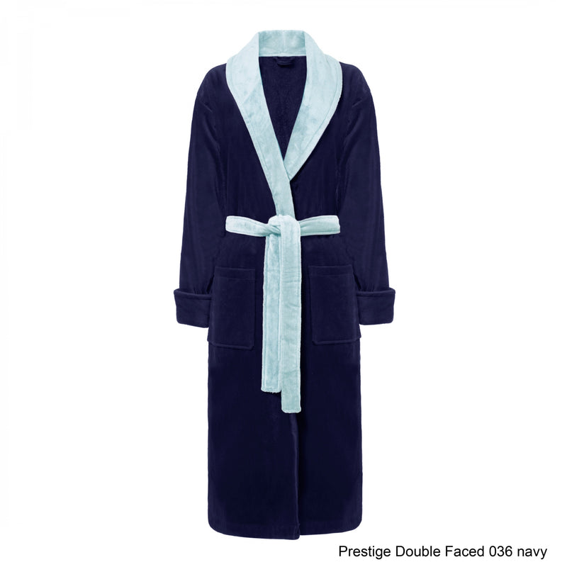 PRESTIGE DOUBLE FACE badjas | navy