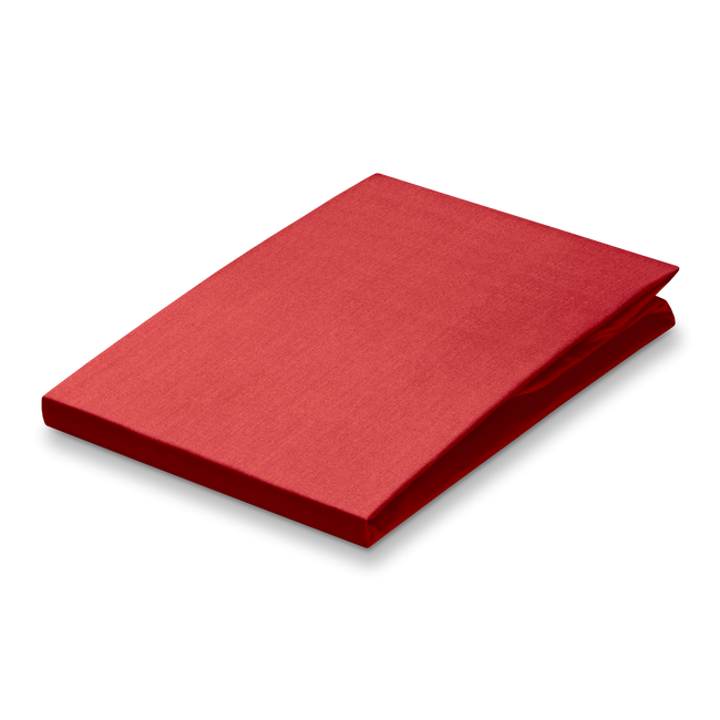 PERCALE lakensets bourdon | red