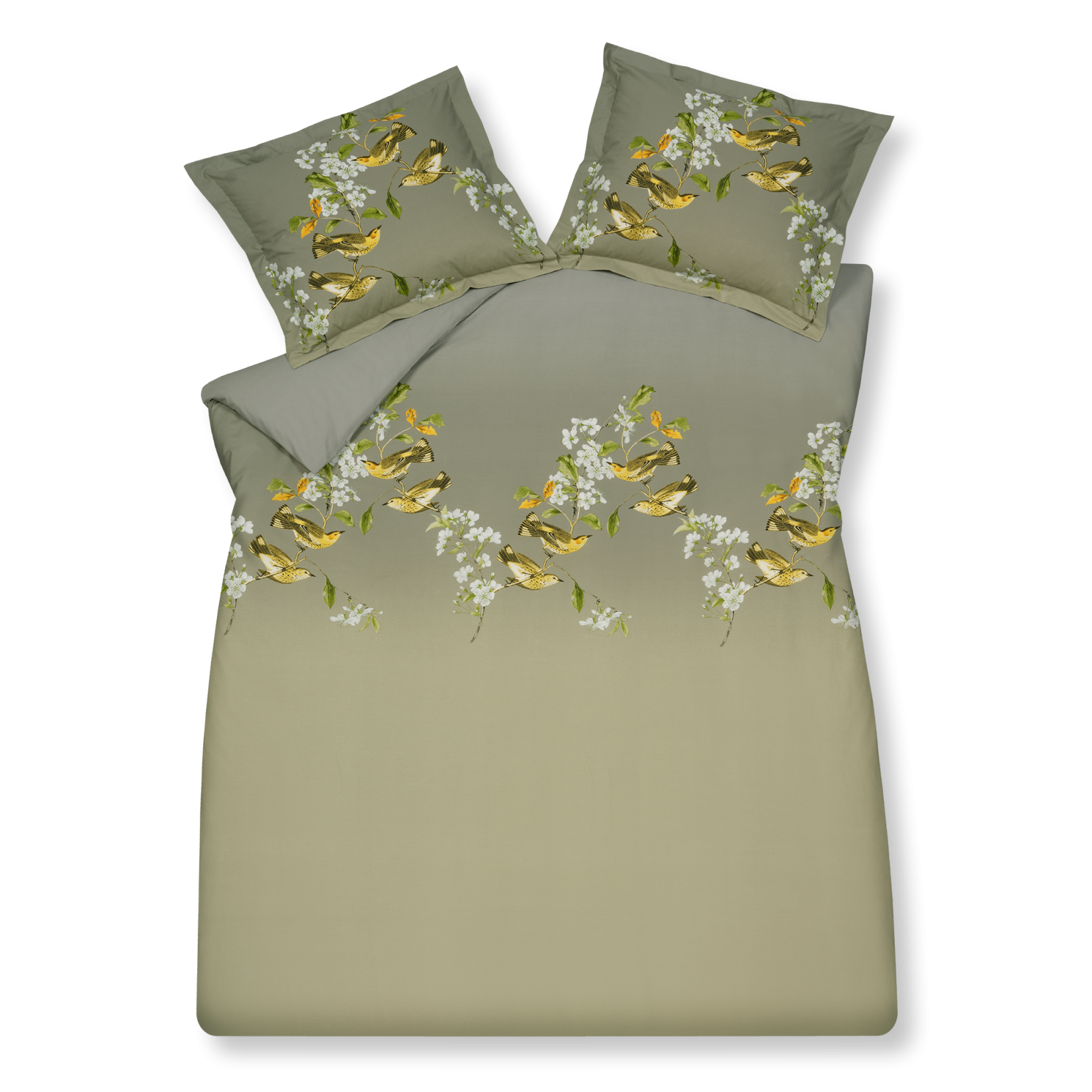 HOLLY dekbedovertrek | light olive
