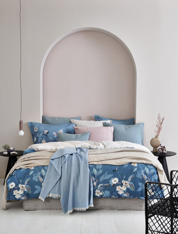 SOFT ROSE dekbedovertrek | blue sky SOFT ROSE dekbedovertrek | blue sky