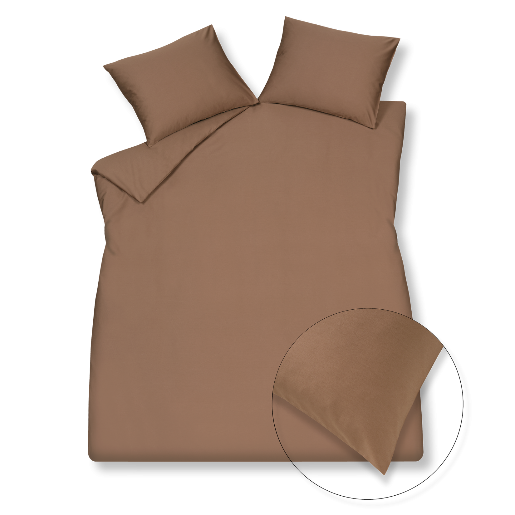 HOME 90 sateen 250 TC | brownie