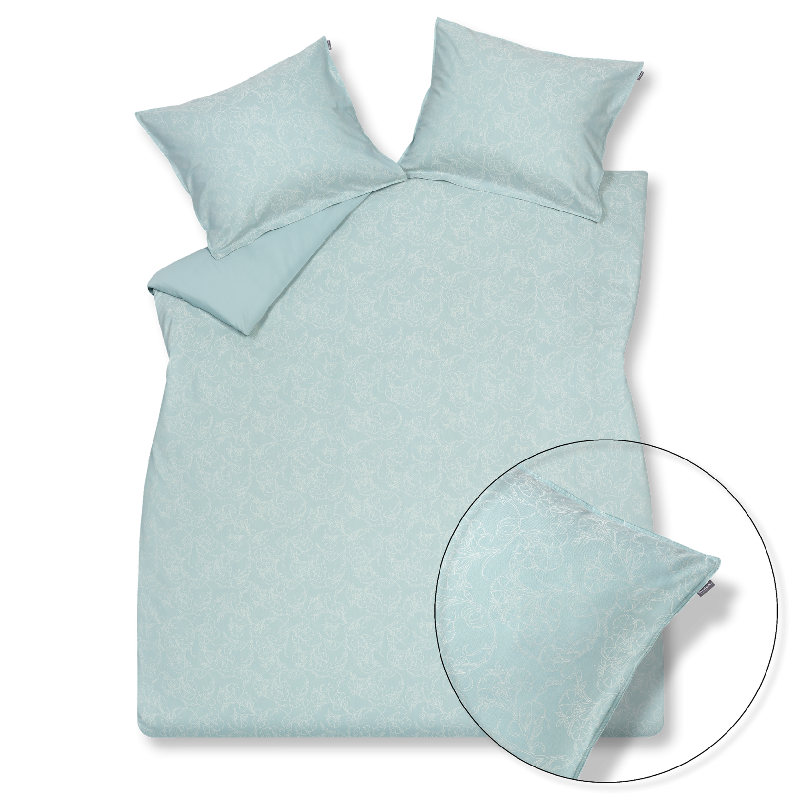 HOME 83 dekbedovertrek | celadon green