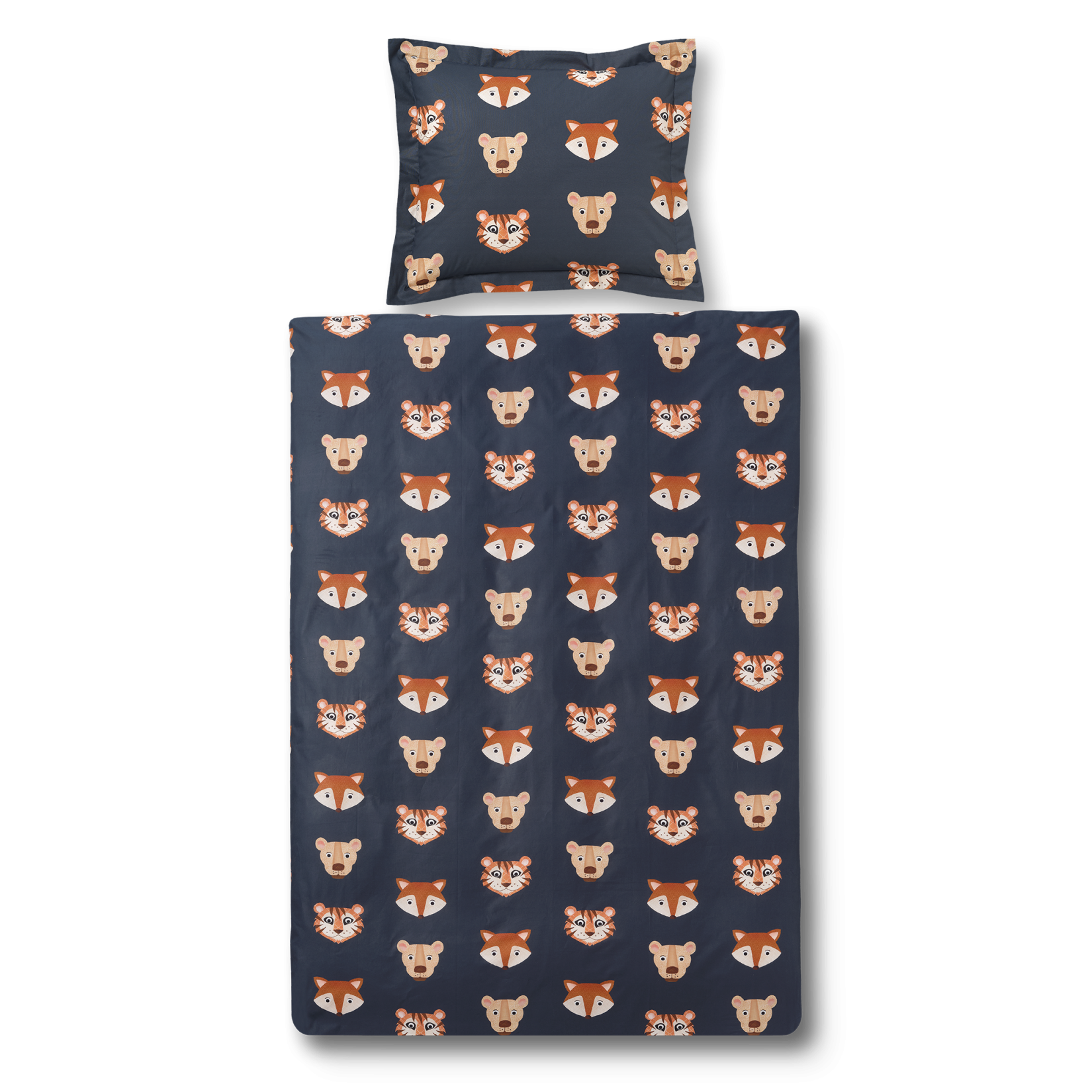 JUNGLE KIDS dekbedovertrek | jeans blue