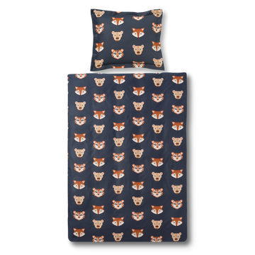 JUNGLE KIDS dekbedovertrek | jeans blue