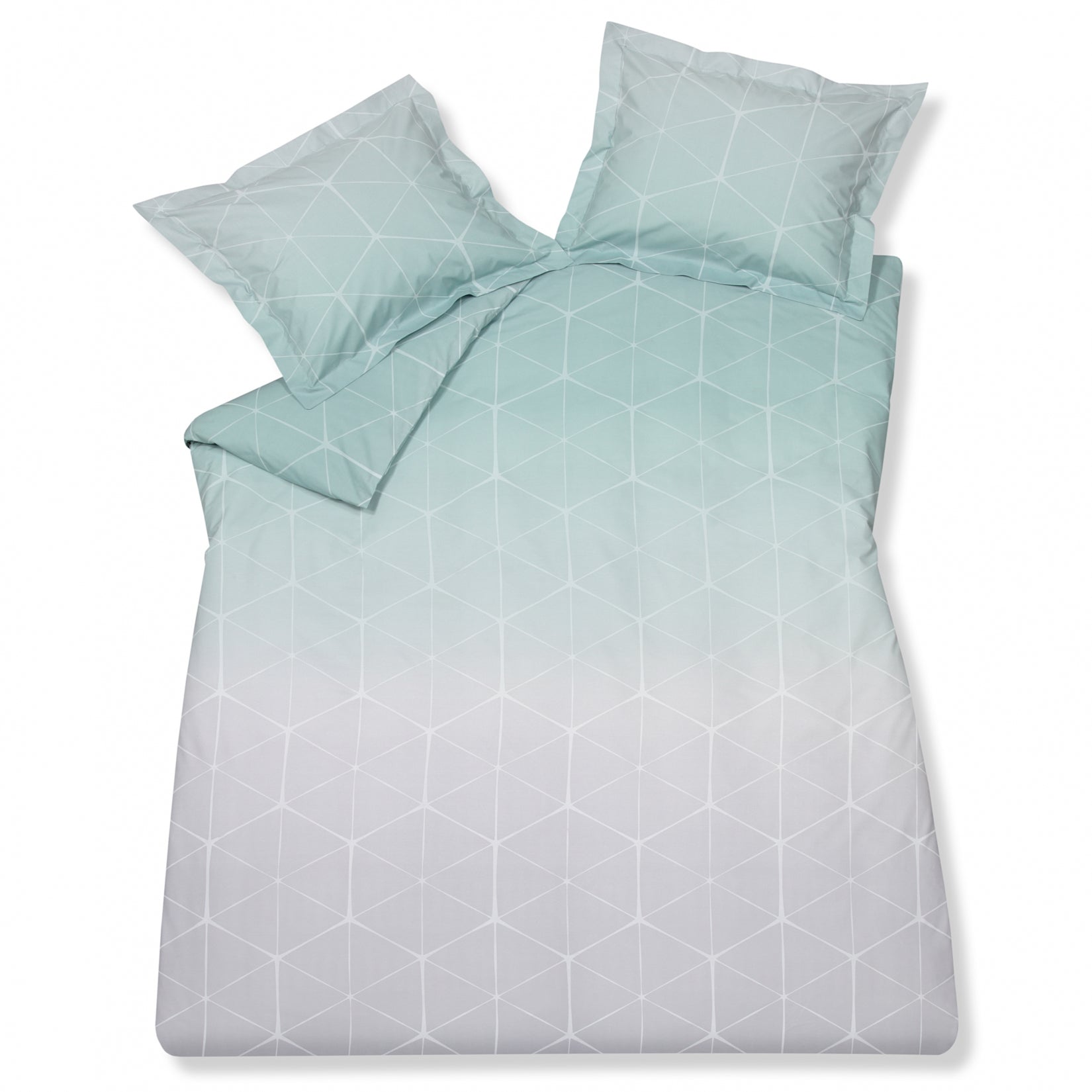 FADE dekbedovertrek | celadon green
