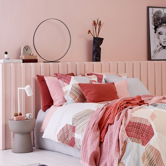 SIX dekbedovertrek | faded pink