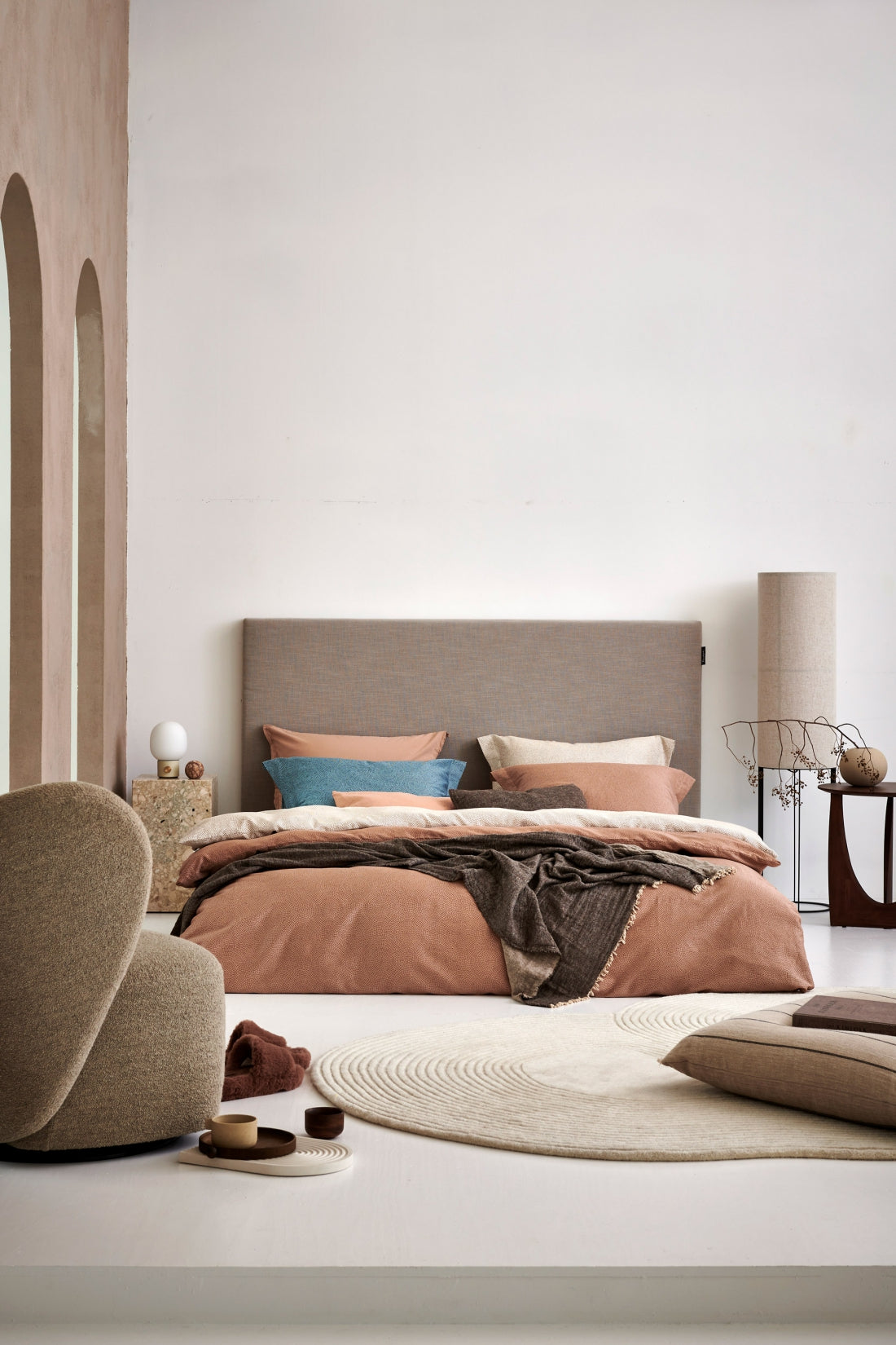 SLEEPWELL dekbedovertrek | cream tan