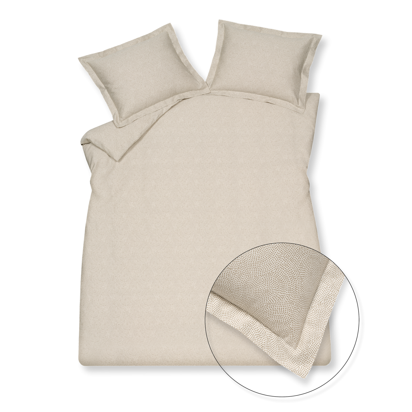 SLEEPWELL dekbedovertrek | cream tan