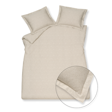 SLEEPWELL dekbedovertrek | cream tan SLEEPWELL dekbedovertrek | cream tan