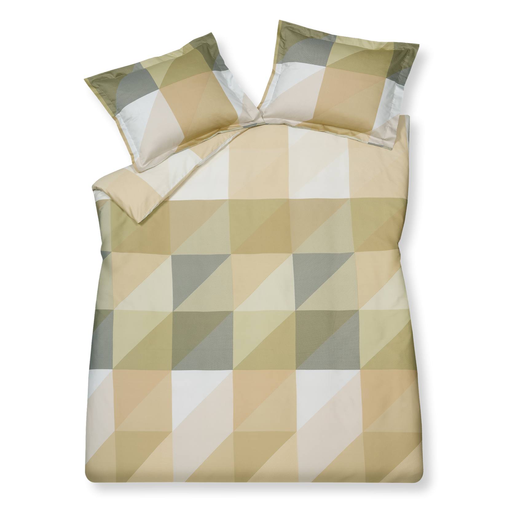 FLASHY dekbedovertrek | light olive