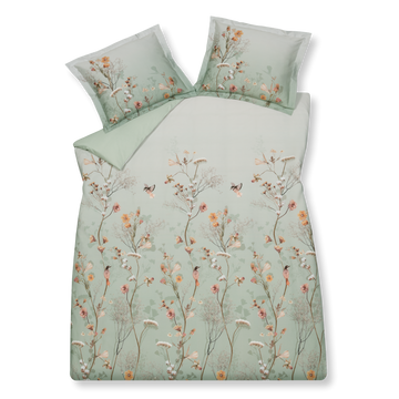 COTTON BLOOM dekbedovertrek | smoke green COTTON BLOOM dekbedovertrek | smoke green