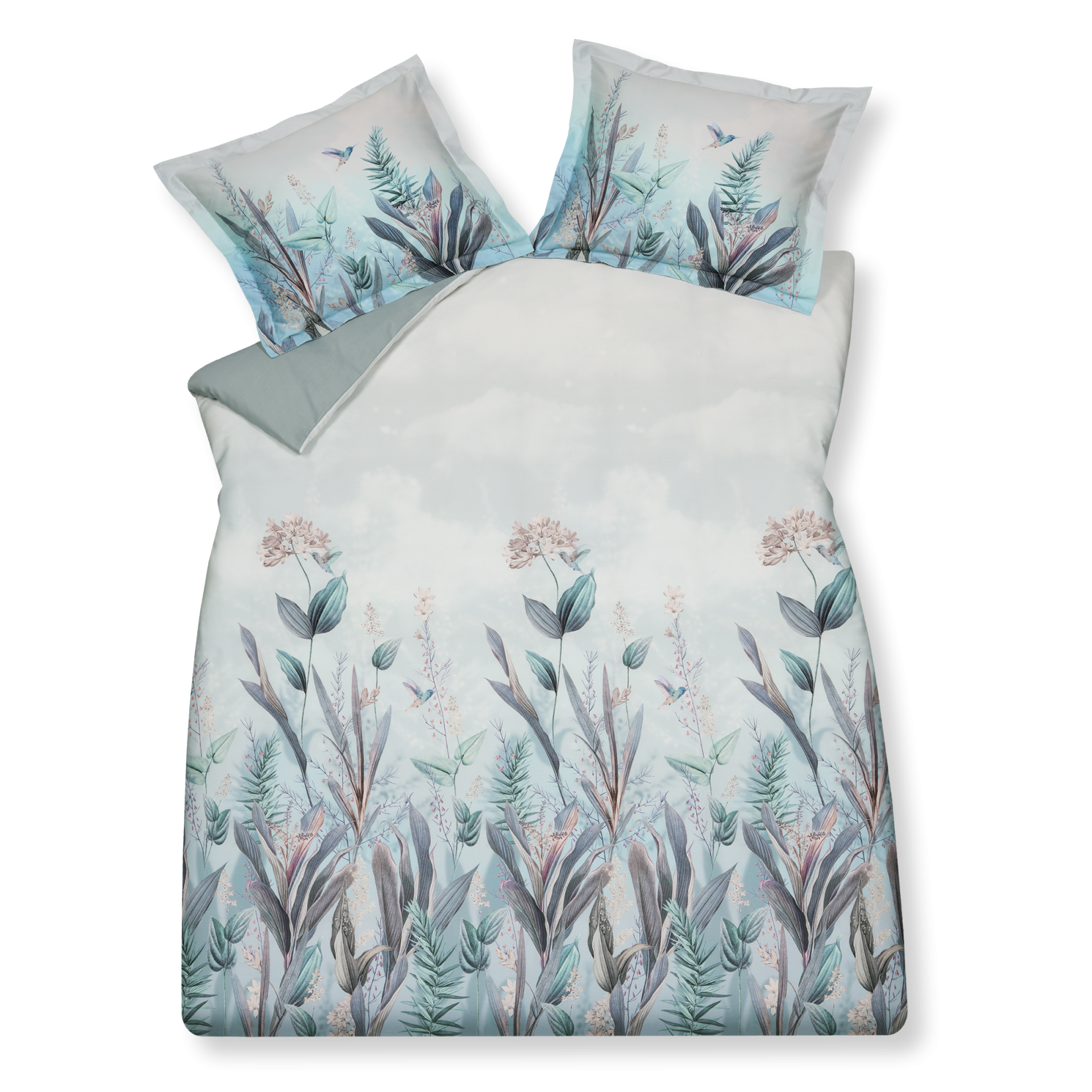 SKYLAR dekbedovertrek | pearl blue