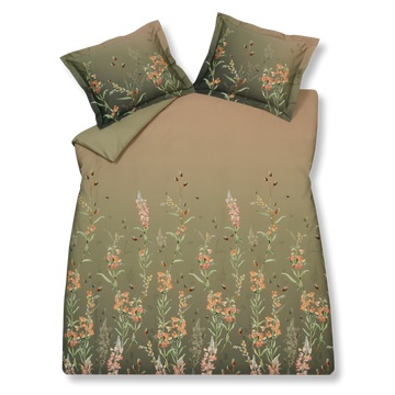 CHARMING HAZEL dekbedovertrek | olive CHARMING HAZEL dekbedovertrek | olive