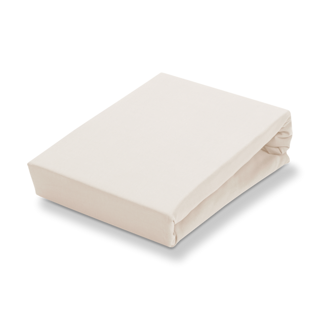 JERSEY split-topper hoeslaken | natural