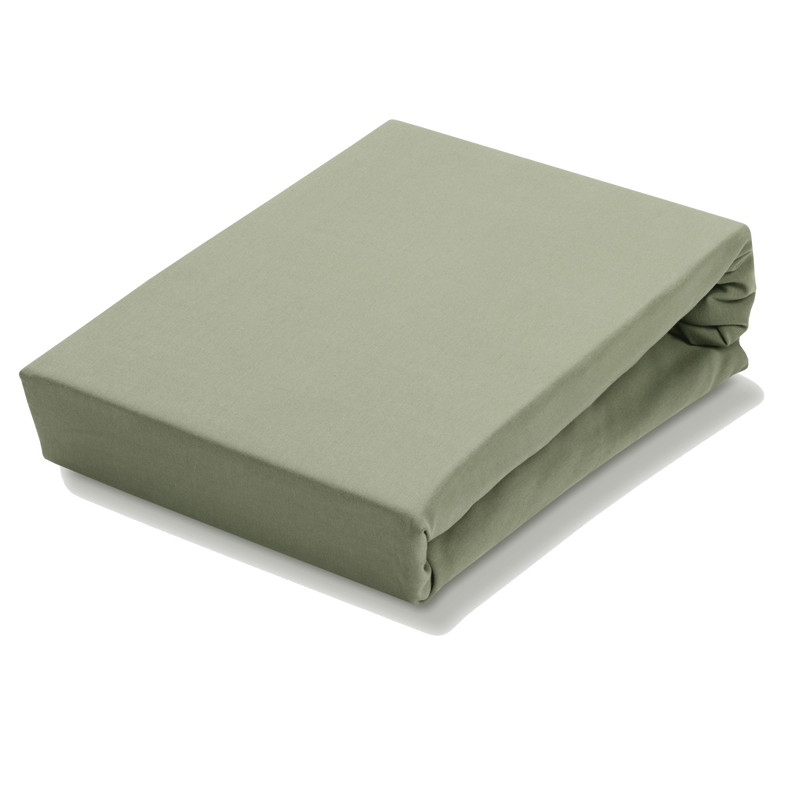 JERSEY SOFT 120 topper hoeslaken | light olive