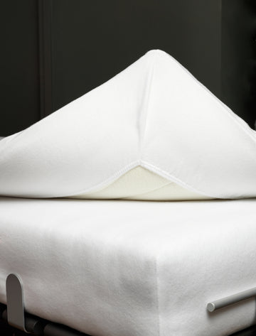 MOLTON STRETCH topper hoeslaken | white MOLTON STRETCH topper hoeslaken | white