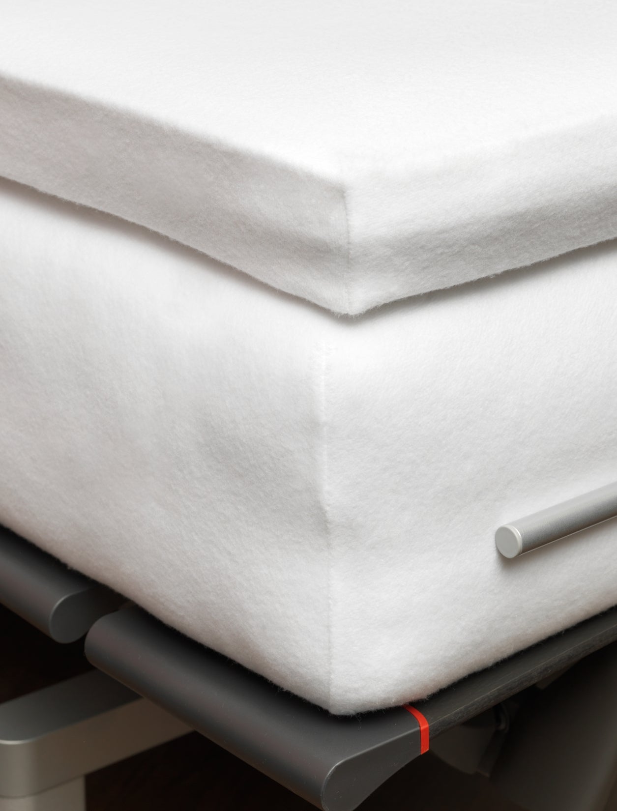 MOLTON STRETCH GOTS split-topper hoeslaken | white