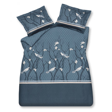 SMALL BIRDS dekbedovertrek | parisian blue SMALL BIRDS dekbedovertrek | parisian blue