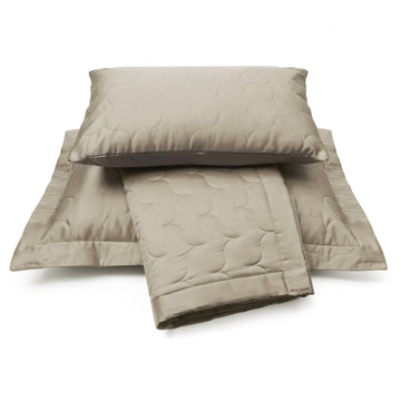 SATIN BEDSPREAD | sand